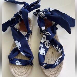 Polo Ralph Lauren Navy Espadrille Sandals